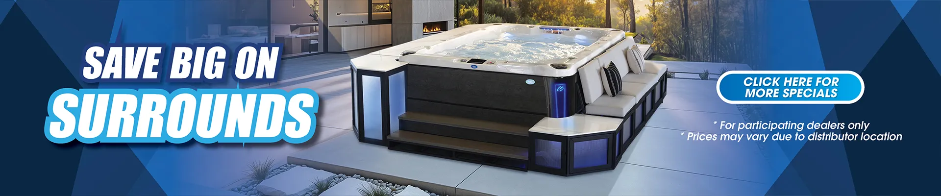 Calspas hot tub being used in a family setting - La Habra