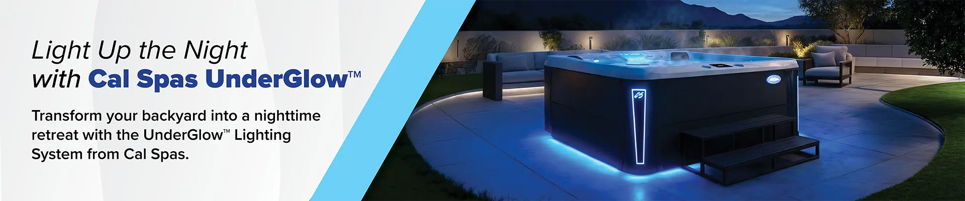 Calspas hot tub being used in a family setting - La Habra